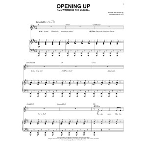 Opening Up (from Waitress The Musical)